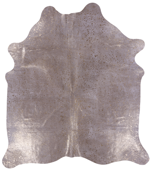 Gold Metallic Natural Cowhide Rug - X-Large 7'6