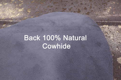 Gold Metallic Natural Cowhide Rug - X-Large 7'6