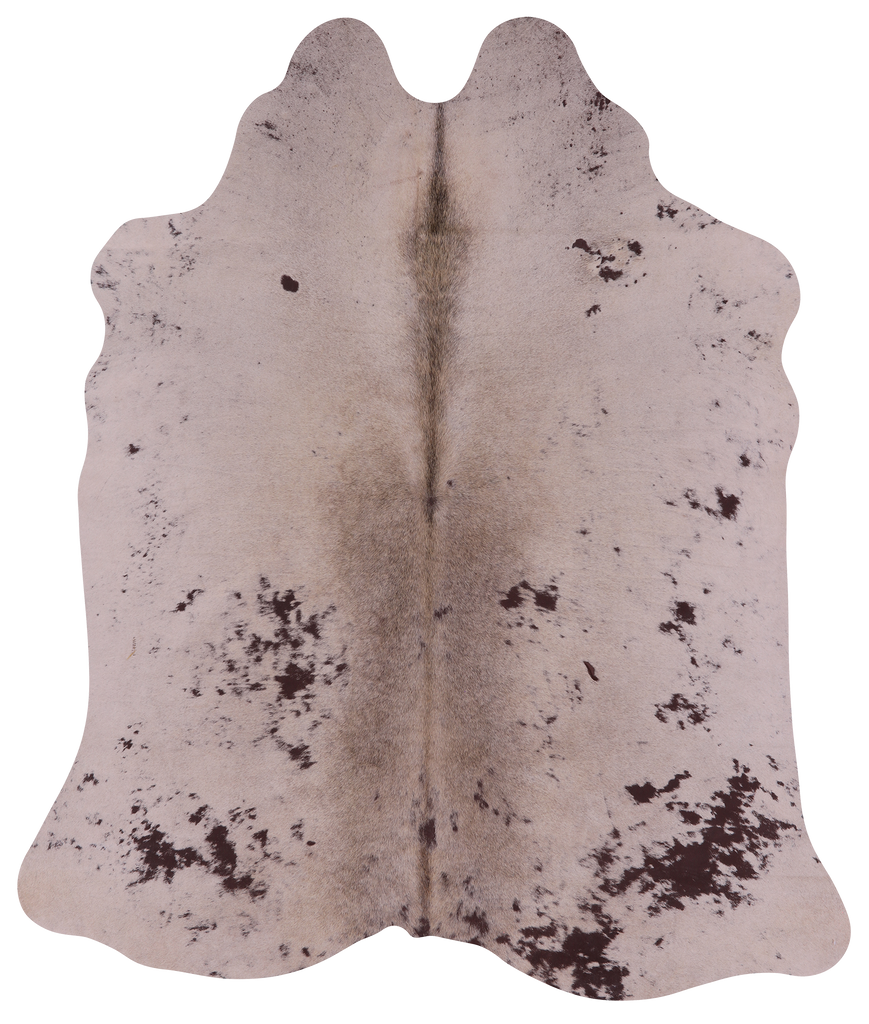 Brown Dyed Natural Cowhide Rug - Medium 5'8"H x 4'10"W