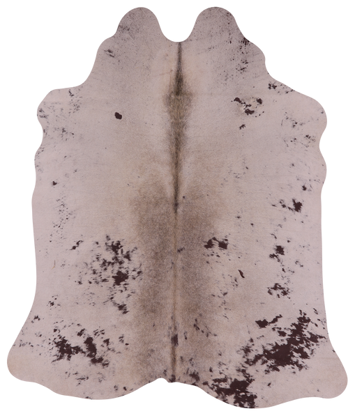 Brown Dyed Natural Cowhide Rug - Medium 5'8"H x 4'10"W