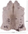 Brown Dyed Natural Cowhide Rug - Medium 5'8"H x 4'10"W