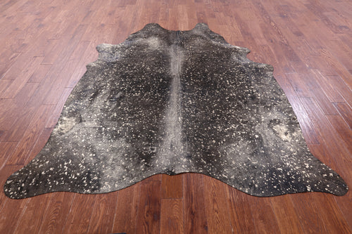 Gold Metallic Natural Cowhide Rug - X-Large 7'7