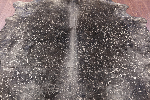Gold Metallic Natural Cowhide Rug - X-Large 7'7