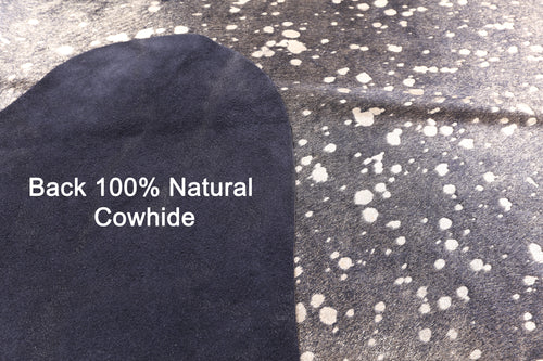 Gold Metallic Natural Cowhide Rug - X-Large 7'7
