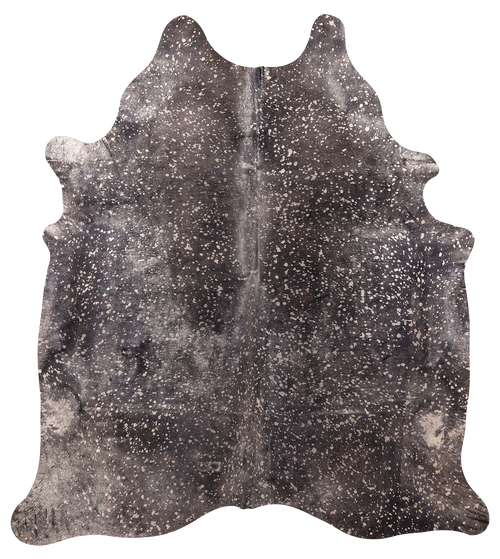 Gold Metallic Natural Cowhide Rug - X-Large 7'7