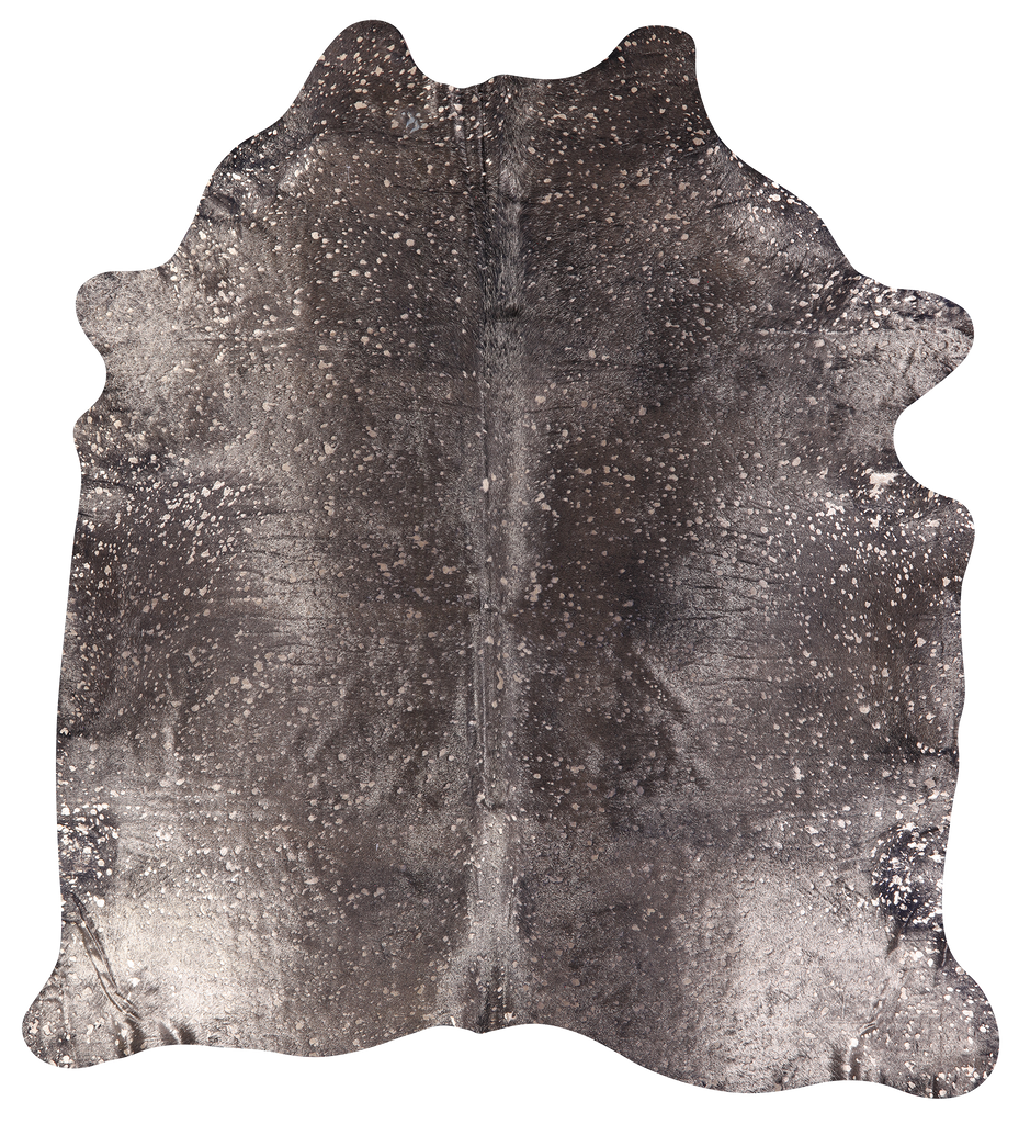Gold Metallic Natural Cowhide Rug - XX-Large 8'0"H x 7'5"W
