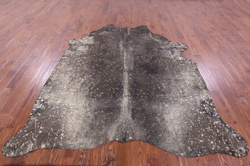 Gold Metallic Natural Cowhide Rug - XX-Large 8'0