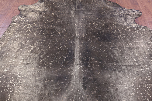 Gold Metallic Natural Cowhide Rug - XX-Large 8'0