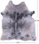 Black Salt & Pepper Natural Cowhide Rug - Large 6' 10"H x 6' 2"W