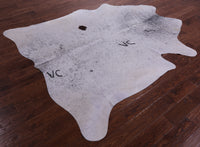 Thumbnail for Black Salt & Pepper Natural Cowhide Rug - XX-Large 7' 10