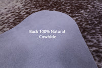 Thumbnail for Brown Salt & Pepper Natural Cowhide Rug - Large 6' 4