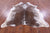 Brown Salt & Pepper Natural Cowhide Rug - Large 6' 10"H x 6' 2"W