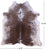 Brown Salt & Pepper Natural Cowhide Rug - Large 6' 10"H x 6' 2"W