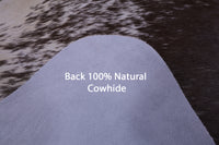 Thumbnail for Brown Salt & Pepper Natural Cowhide Rug - Large 6' 10