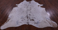 Thumbnail for Brown Salt & Pepper Natural Cowhide Rug - X-Large 7' 5