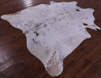 Thumbnail for Brown Salt & Pepper Natural Cowhide Rug - X-Large 7' 5