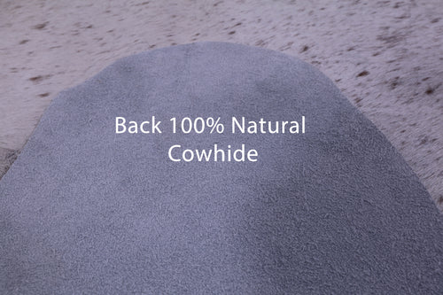 Brown Salt & Pepper Natural Cowhide Rug - X-Large 7' 5
