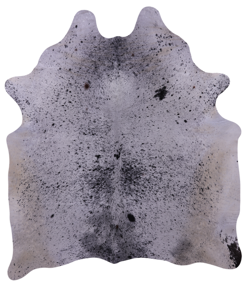 Black Salt & Pepper Natural Cowhide Rug - X-Large 7' 0