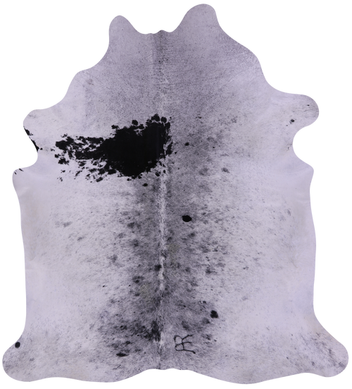 Black Salt & Pepper Natural Cowhide Rug - XX-Large 8' 0