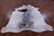 Black Salt & Pepper Natural Cowhide Rug - XX-Large 8' 0"H x 7' 5"W