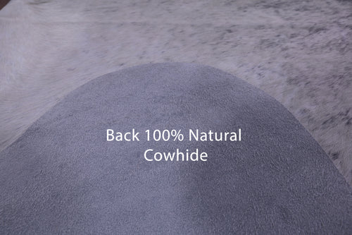 Black Salt & Pepper Natural Cowhide Rug - XX-Large 8' 0