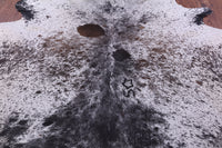 Thumbnail for Brown Salt & Pepper Natural Cowhide Rug - XX-Large 8' 3