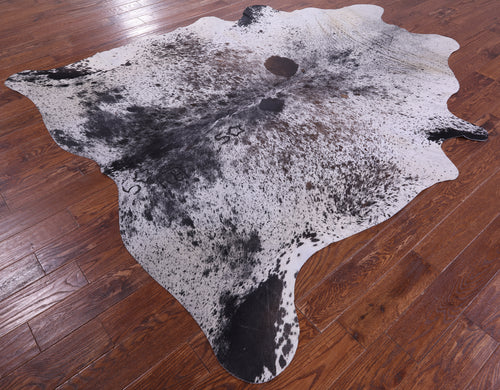 Brown Salt & Pepper Natural Cowhide Rug - XX-Large 8' 3