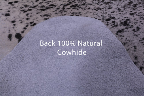 Brown Salt & Pepper Natural Cowhide Rug - XX-Large 8' 3