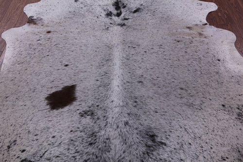 Black Salt & Pepper Natural Cowhide Rug - XX-Large 8' 3
