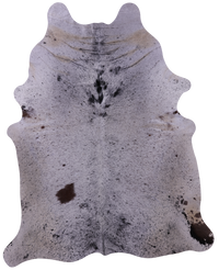 Thumbnail for Black Salt & Pepper Natural Cowhide Rug - XX-Large 8' 3