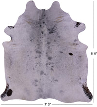 Thumbnail for Brown Salt & Pepper Natural Cowhide Rug - XX-Large 8' 0