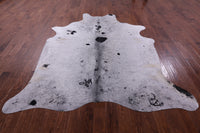 Thumbnail for Black Salt & Pepper Natural Cowhide Rug - XX-Large 8' 4