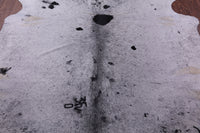 Thumbnail for Black Salt & Pepper Natural Cowhide Rug - XX-Large 8' 4