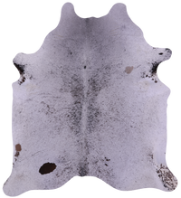 Thumbnail for Brown Salt & Pepper Natural Cowhide Rug - X-Large 7' 3