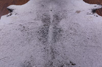 Thumbnail for Brown Salt & Pepper Natural Cowhide Rug - X-Large 7' 3