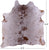 Brown Salt & Pepper Natural Cowhide Rug - Large 6' 9"H x 6' 3"W