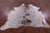 Brown Salt & Pepper Natural Cowhide Rug - Large 6' 9"H x 6' 3"W