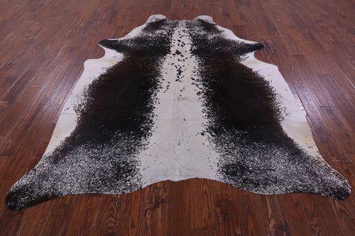 Brown Salt & Pepper Natural Cowhide Rug - XX-Large 8' 1