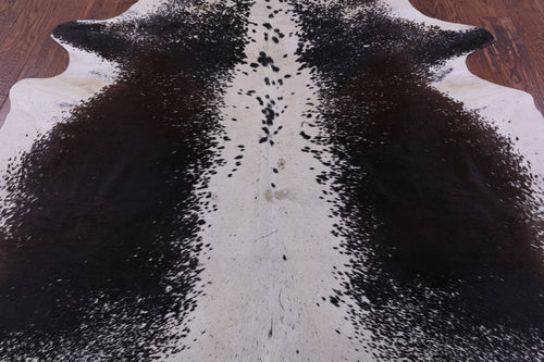 Brown Salt & Pepper Natural Cowhide Rug - XX-Large 8' 1