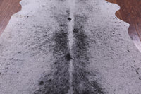 Thumbnail for Black Salt & Pepper Natural Cowhide Rug - X-Large 7' 5