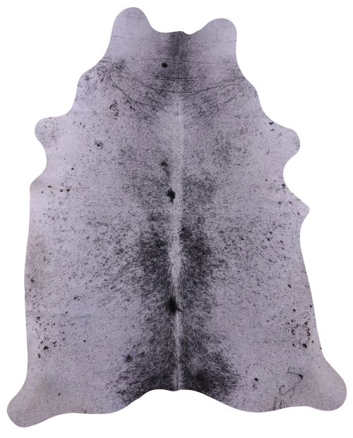 Black Salt & Pepper Natural Cowhide Rug - X-Large 7' 5