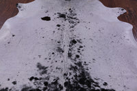 Thumbnail for Black Salt & Pepper Natural Cowhide Rug - XX-Large 7' 9