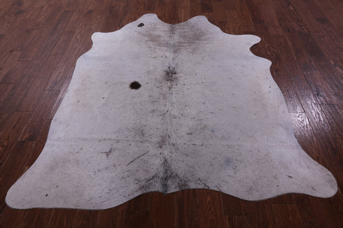 Brown Salt & Pepper Natural Cowhide Rug - Large 6' 9