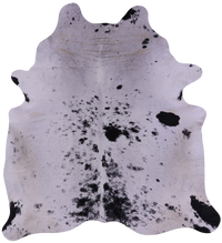 Thumbnail for Black Salt & Pepper Natural Cowhide Rug - XX-Large 8' 1
