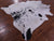 Black Salt & Pepper Natural Cowhide Rug - XX-Large 8' 1"H x 7' 4"W
