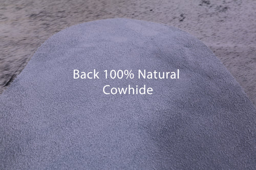 Black Salt & Pepper Natural Cowhide Rug - XX-Large 8' 1