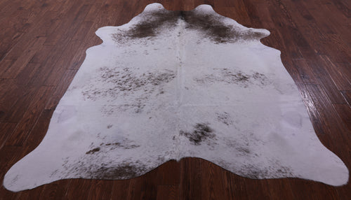 Brown Salt & Pepper Natural Cowhide Rug - X-Large 7' 7