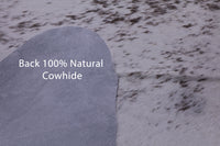 Thumbnail for Brown Salt & Pepper Natural Cowhide Rug - X-Large 7' 7