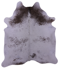 Thumbnail for Brown Salt & Pepper Natural Cowhide Rug - X-Large 7' 7