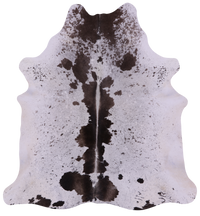 Thumbnail for Brown Salt & Pepper Natural Cowhide Rug - X-Large 7' 0